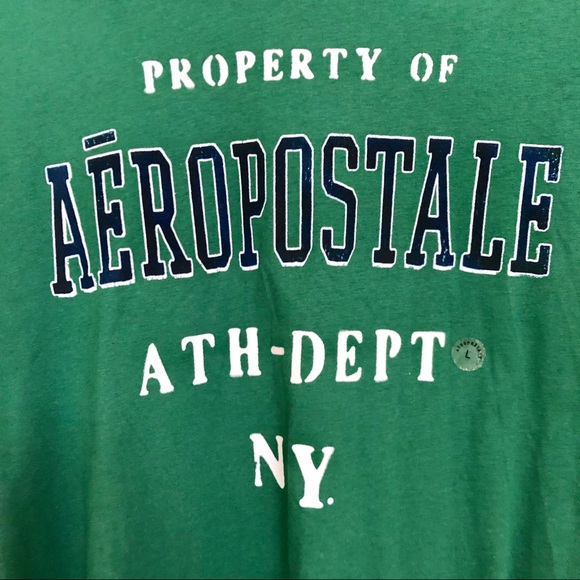 Aeropostale Other - Aeropostale Large T-Shirt Green Property of NY